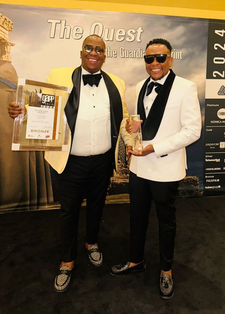 Pro-Gear Solutions GAPP Awards 2024 Bronze Winner Litho Sheetfed Single Sheet.